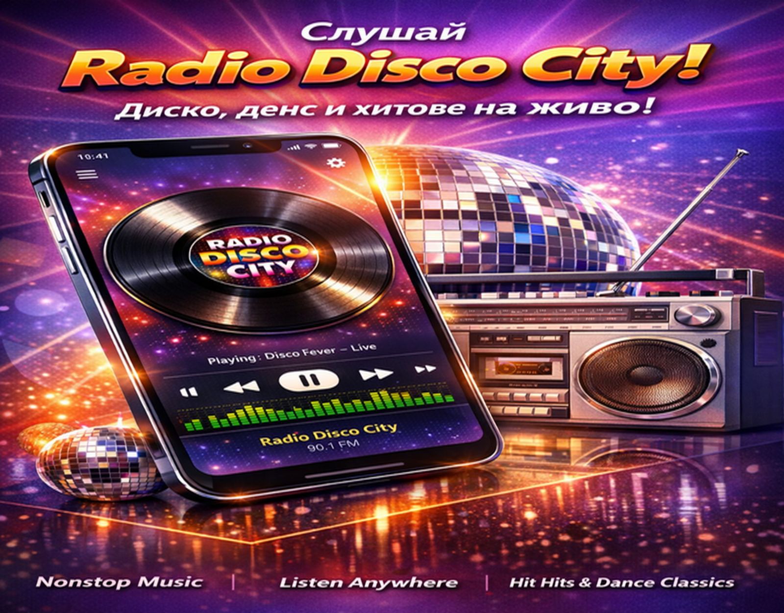 Radio Disco City - Disco, Dance & Live Hits
